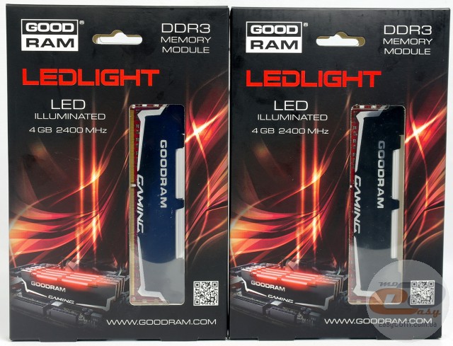 GOODRAM LEDLIGHT DDR3-2400 GL2400D364L11/4G
