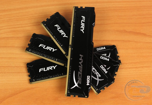 DDR4-2400 Kingston HyperX FURY HX424C15FBK4/32