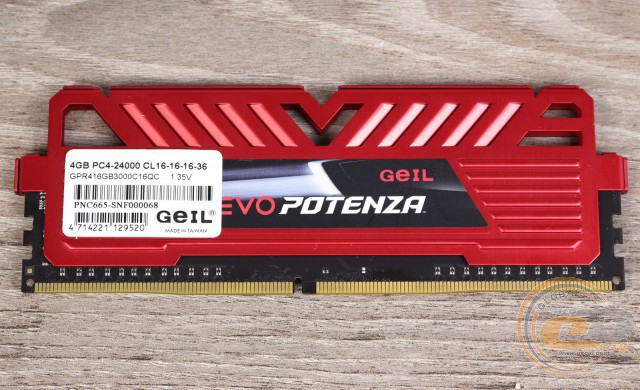 GeIL DDR4 EVO POTENZA QUAD CHANNEL GPR416GB3000C16QC