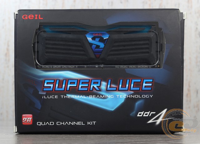 GeIL SUPER LUCE BLUE 3400MHz Quad Channel GLB416GB3400C16AQC