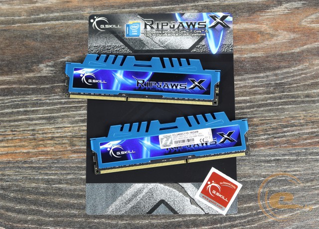 DDR3-2400 G.SKILL RipjawsX F3-2400C11D-16GXM