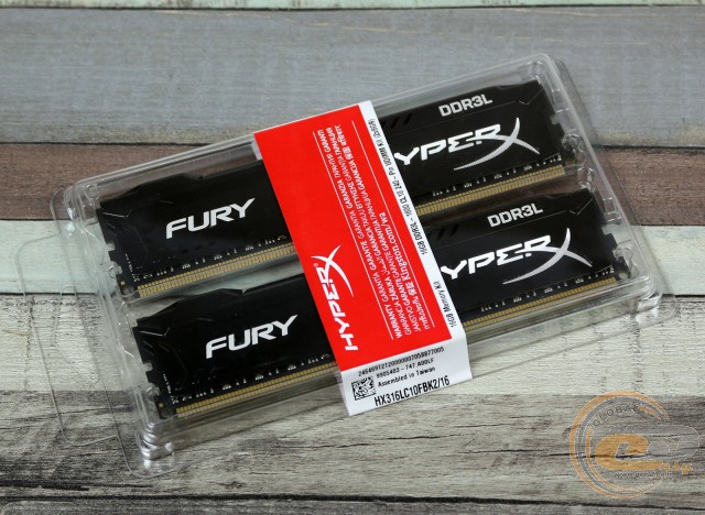 DDR3L-1600 HyperX FURY HX316LC10FBK2/16