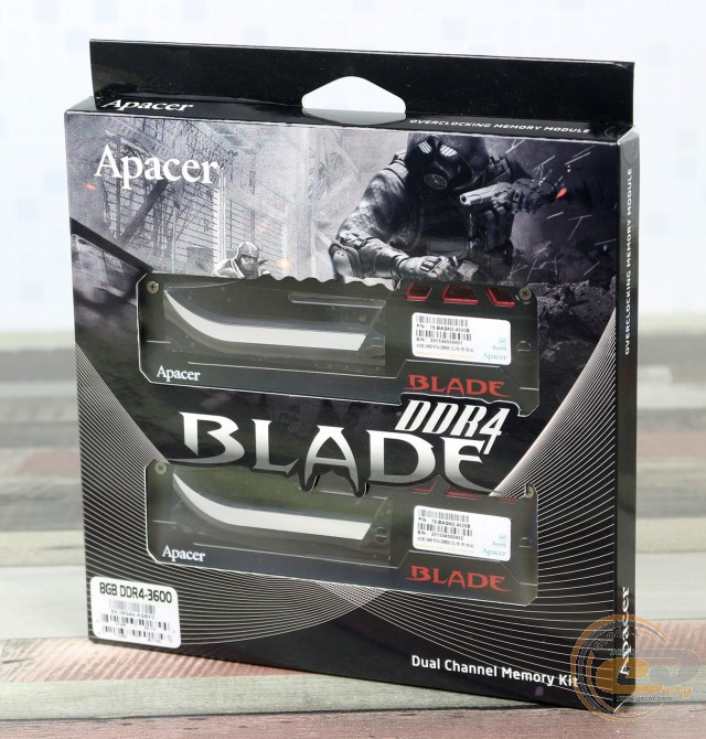 DDR4-3600 Apacer BLADE EK.08GA4.KGBK2