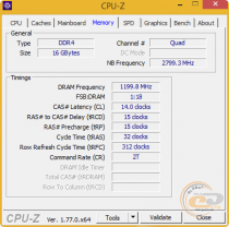 DDR4-2133 Corsair Vengeance LPX CMK16GX4M4A2133C13B