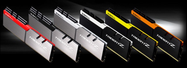 DDR4-3200 G.SKILL Trident Z F4-3200C15D-16GTZKW