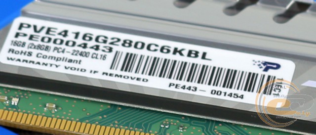 DDR4-2800 Patriot Viper Elite PVE416G280C6KBL