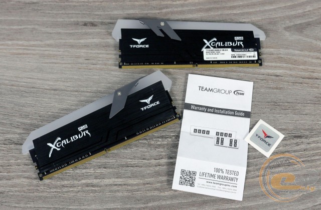 DDR4-3600 TEAMGROUP T-FORCE XCALIBUR RGB