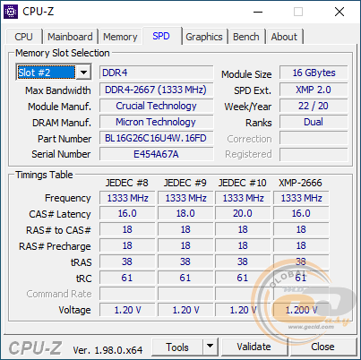 DDR4-2666 Crucial Ballistix White