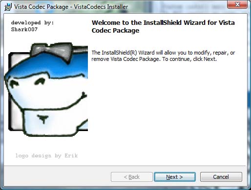 Vista Codec Package 5.7.9