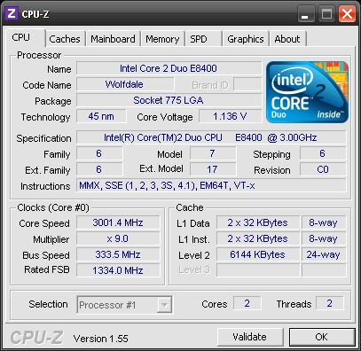 CPU-Z 1.55