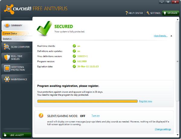 Avast! Free Antivirus 