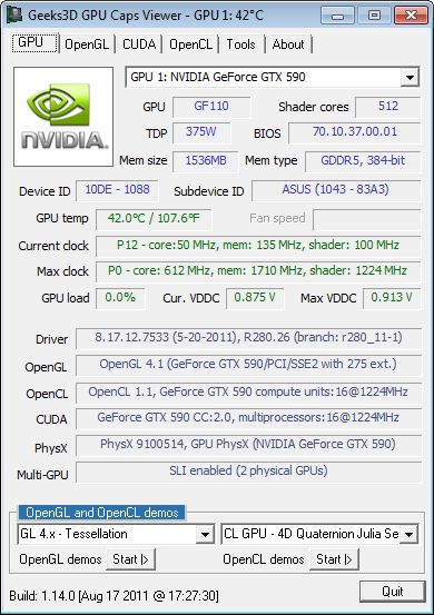 GPU Caps Viewer
