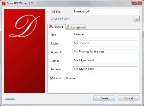 Doro PDF Writer 