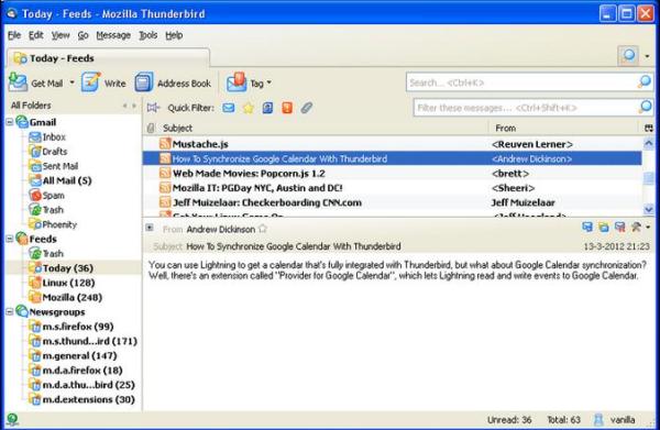 Mozilla Thunderbird 