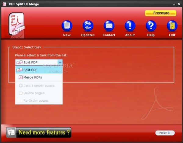 PDF Split Or Merge 