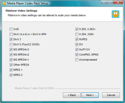 Media Player Codec Pack 