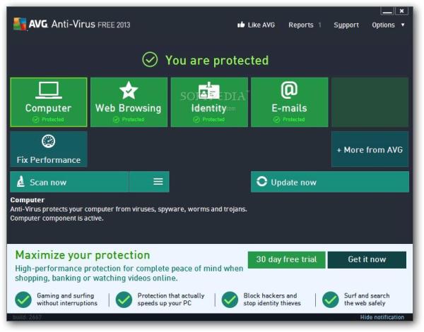 AVG Free Edition 2013.0.2667 