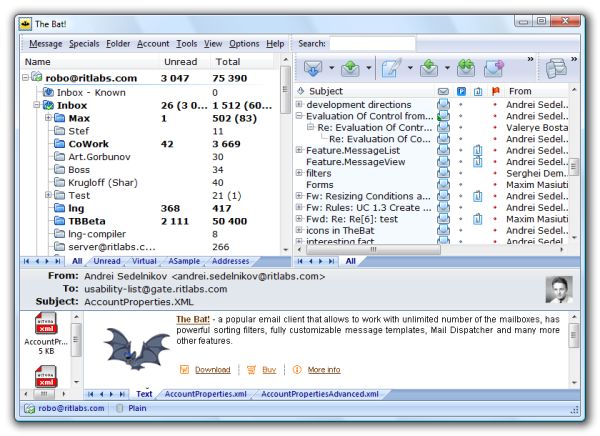 The Bat! Home Edition 5.2.2