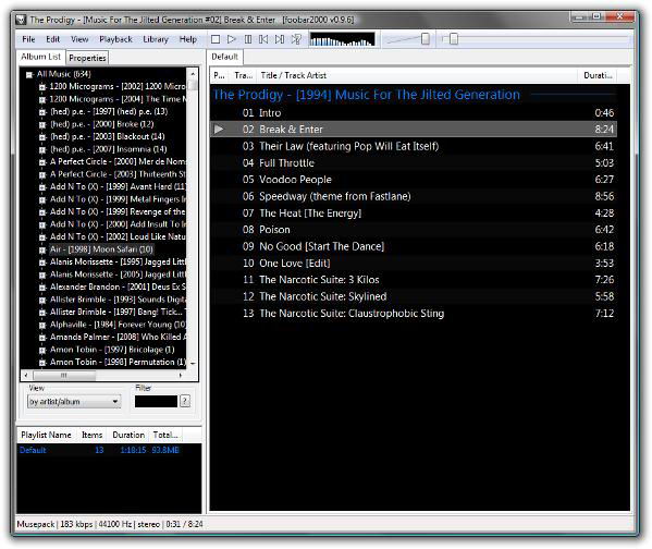 foobar2000 1.1.16