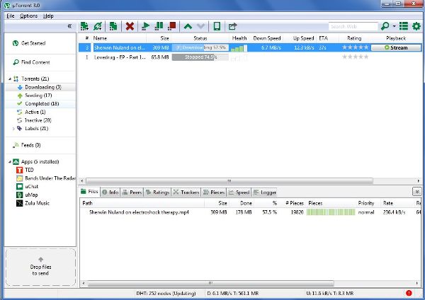 µtorrent 3.2.2 Build 28500