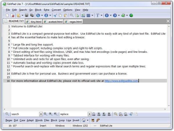 EditPad Lite 7.2.0