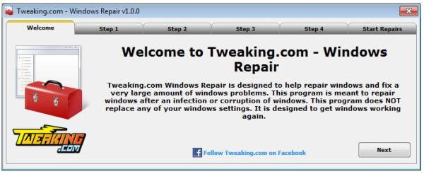 Tweaking.com - Windows Repair 1.9.2