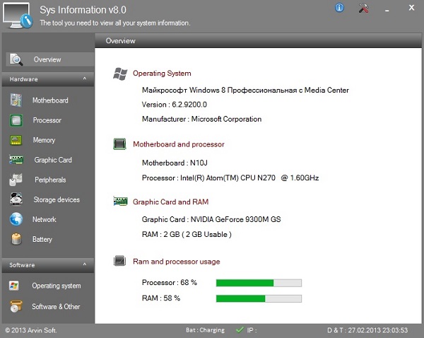Sys Information