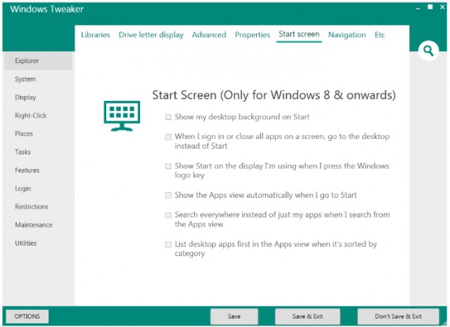 Windows Tweaker