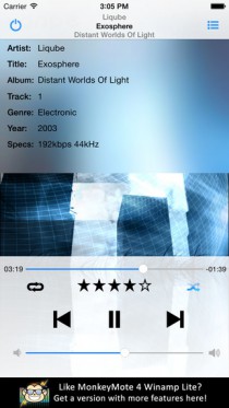 MonkeyMote Music Remote Lite