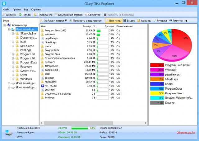 Glary Disk Explorer