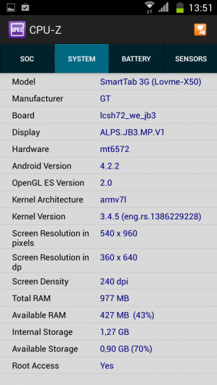 ERGO SmartTab 3G 5.0