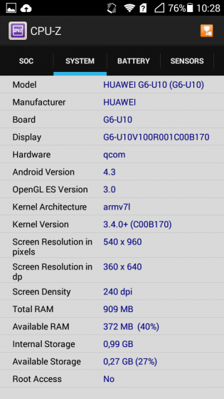 Huawei Ascend G6