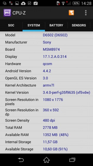 Sony Xperia Z2