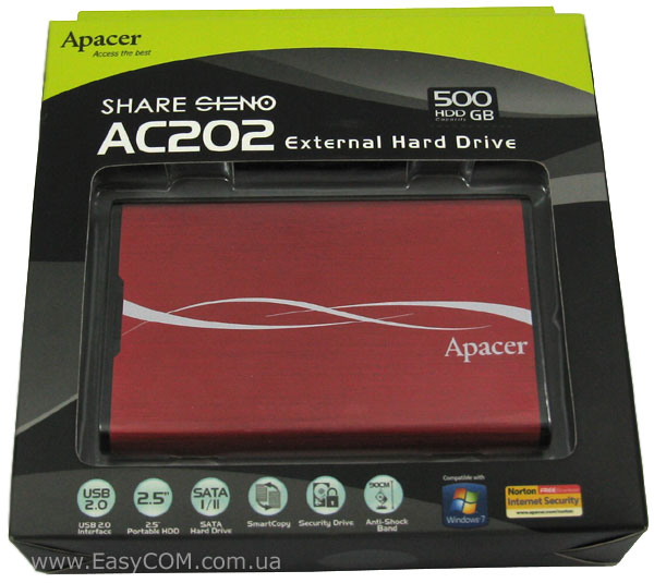 Apacer AC202 SATA External Hard Drive