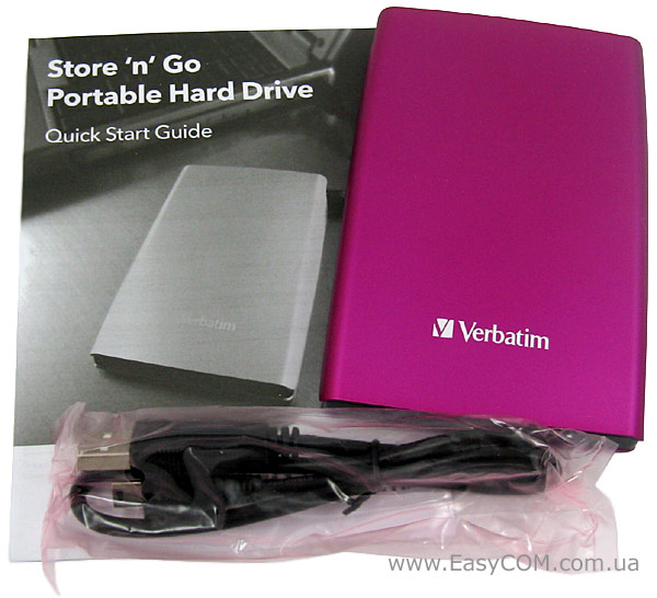 Verbatim Store‘n‘Go Neon Colour HDD 500Гб