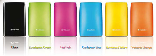 Verbatim Store‘n‘Go Neon Colour HDD 500Гб