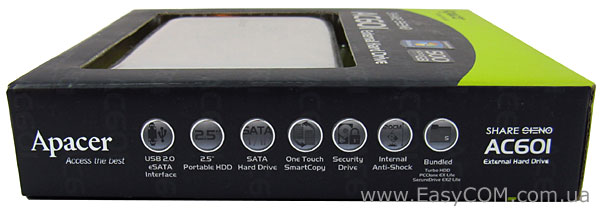 Apacer Share Steno AC601 SATA External Hard Drive