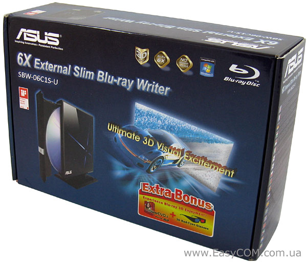 6X External Slim Blu-ray Writer (SBW-06C1S-U)
