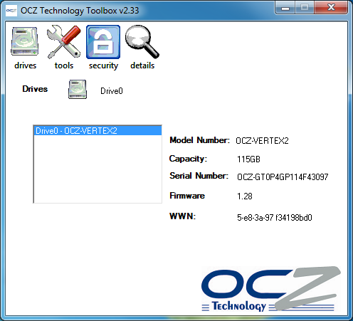 OCZ Technology Toolbox