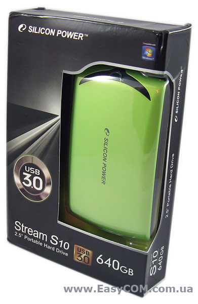 Silicon Power Stream S10 640GB 2,5” Portable Hard Drive