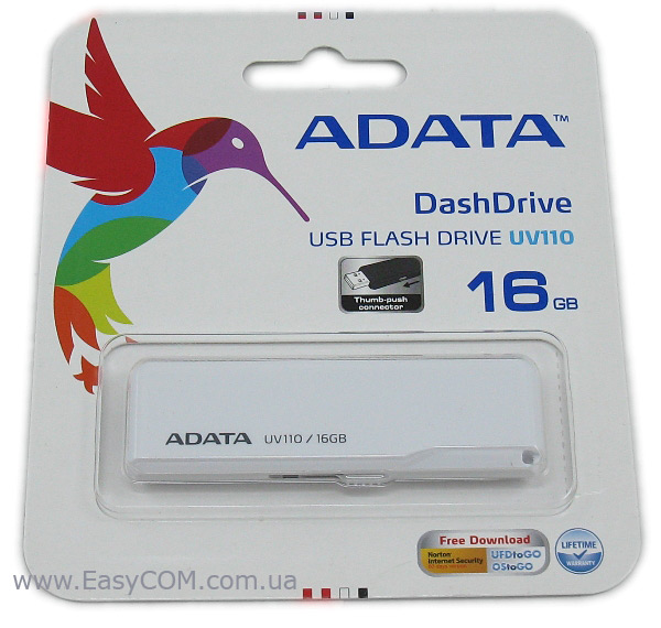 ADATA DashDrive packing