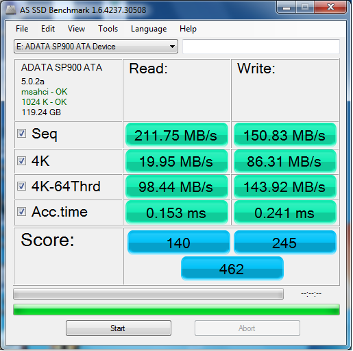ADATA Premier Pro SP900 test