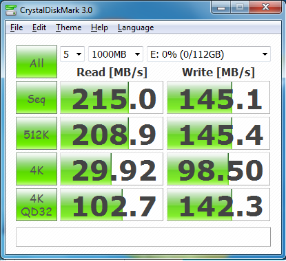 Verbatim 3SSD120 test