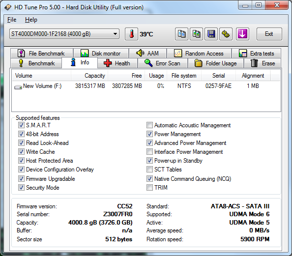 Seagate Desktop HDD ST4000DM000