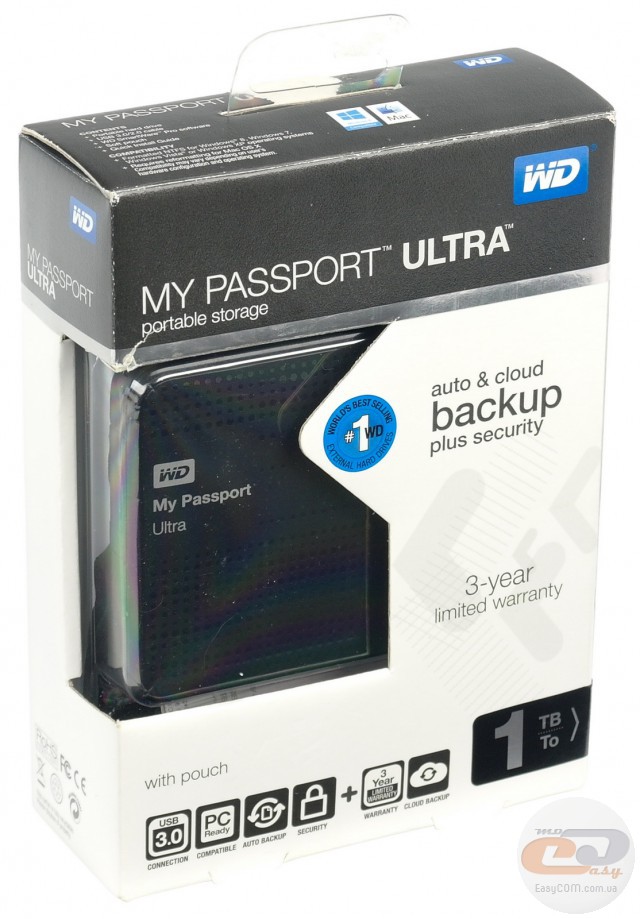 Western Digital My Passport Ultra (WDBZFP0010BBK)