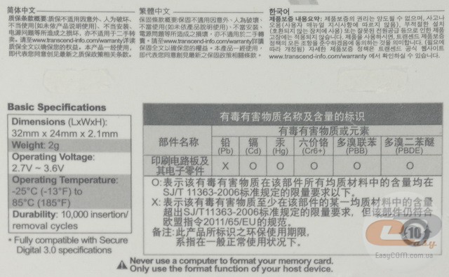 Transcend SDXC UHS-I U3 (TS128GSDU)