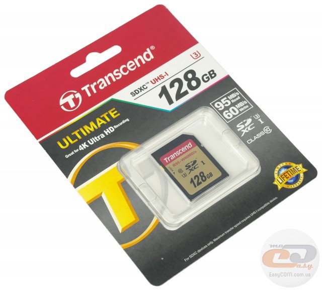 Transcend SDXC UHS-I U3 (TS128GSDU)