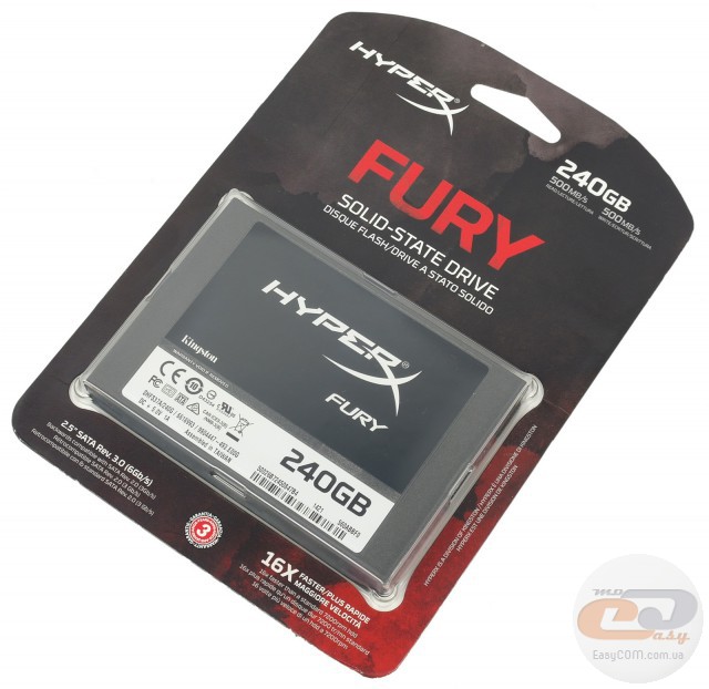 Kingston HyperX FURY SSD (SHFS37A/240G)