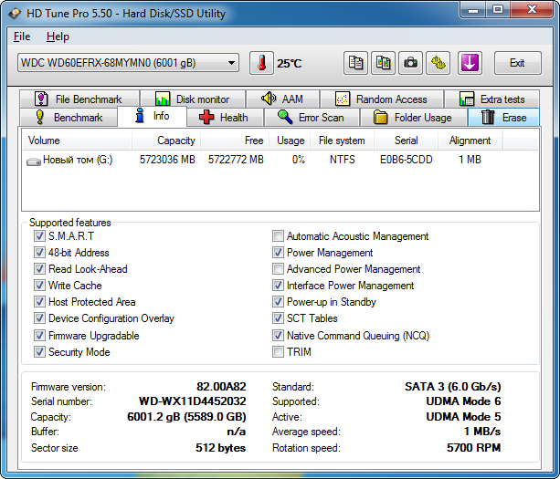 Western Digital Red (WD60EFRX)