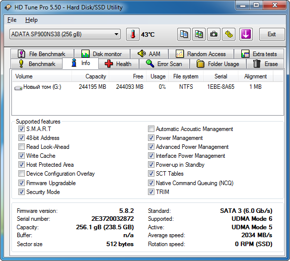 ADATA Premier Pro SP900 M.2 2280